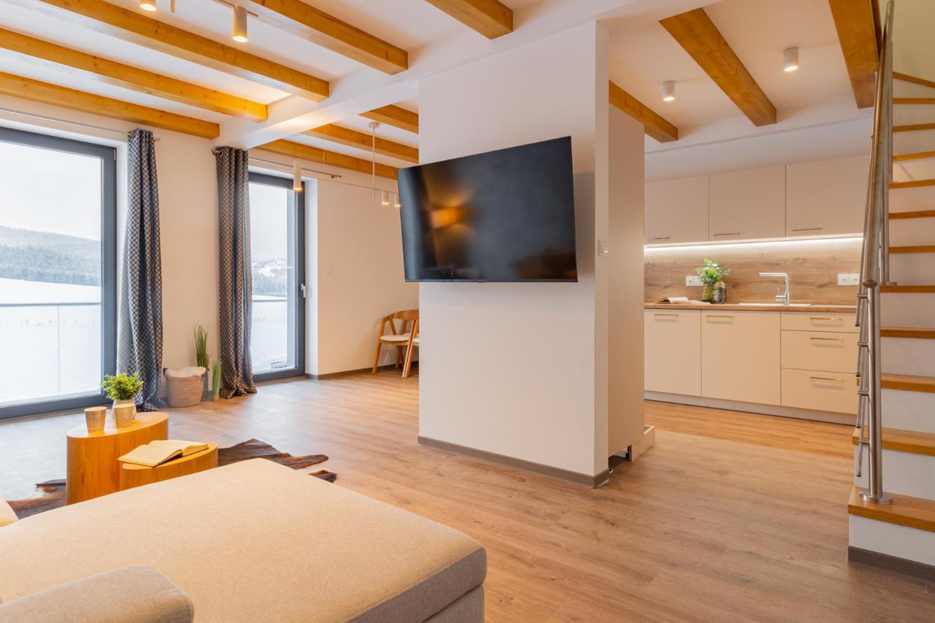 Apartmany Vista Klinovec Loučná pod Klínovcem Kültér fotó