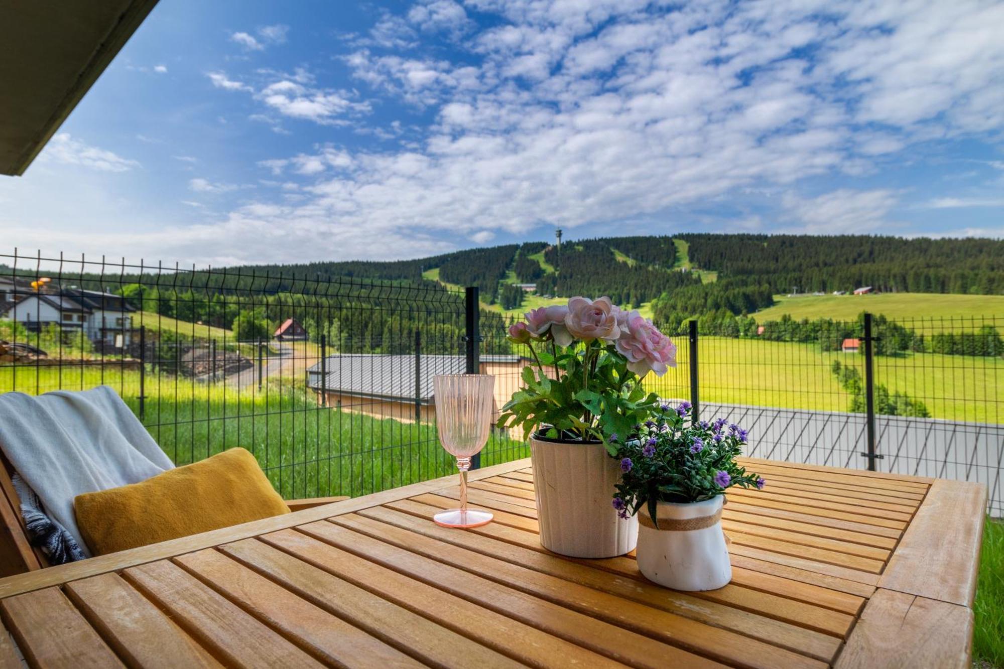 Apartmany Vista Klinovec Loučná pod Klínovcem Kültér fotó